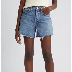 AGOLDE Parker Long Shorts in Skywave